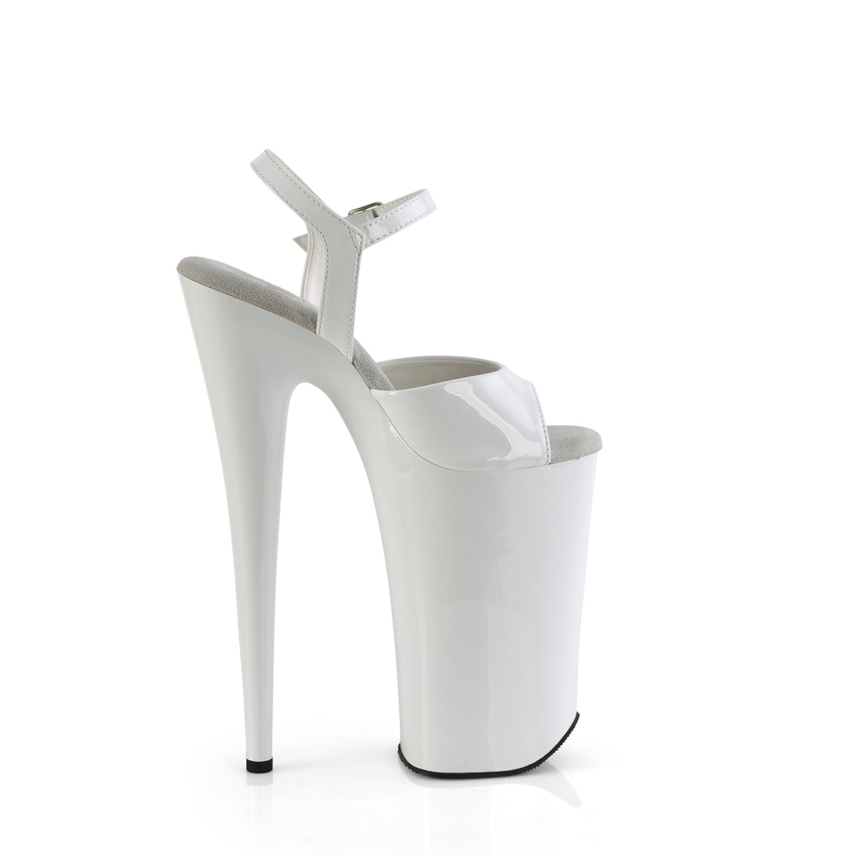 10 Inch Heel BEYOND-009 White Patent