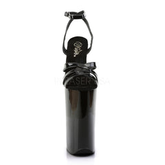 Pleaser BEYOND-012 Black 10 Inch Heel Ankle Strap Sandals - Shoecup.com - 2