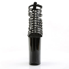 PLEASER BEYOND-093 Black Extreme 10 Inch High Heels - Shoecup.com - 2