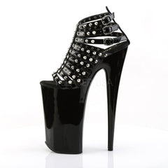 PLEASER BEYOND-093 Black Extreme 10 Inch High Heels - Shoecup.com - 3