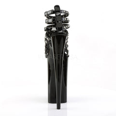 PLEASER BEYOND-093 Black Extreme 10 Inch High Heels - Shoecup.com - 4
