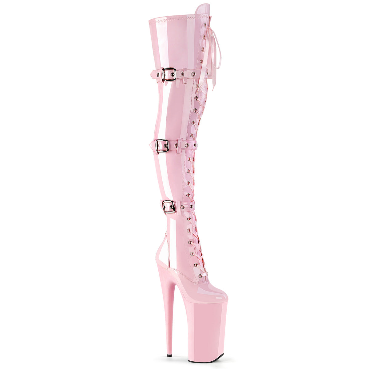 10" Heel BEYOND-3028 Baby Pink Pat
