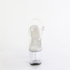 7 Inch Heel BLISS-708 Clear