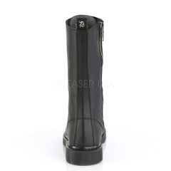 1 Inch Heel BOLT-300 Black Vegan Leather