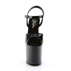 PLEASER BONDGIRL-709 Black Pat Ankle Strap Sandals - Shoecup.com - 2