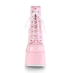 5 Inch Chunky Heel CAMEL-203 Baby Pink Hologram