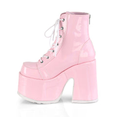 5 Inch Chunky Heel CAMEL-203 Baby Pink Hologram