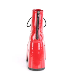 5 Inch Chunky Heel CAMEL-203 Red Patent