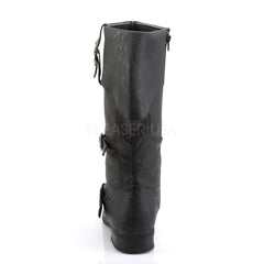 CARRIBEAN-299 Men's Black Renaissance Boots