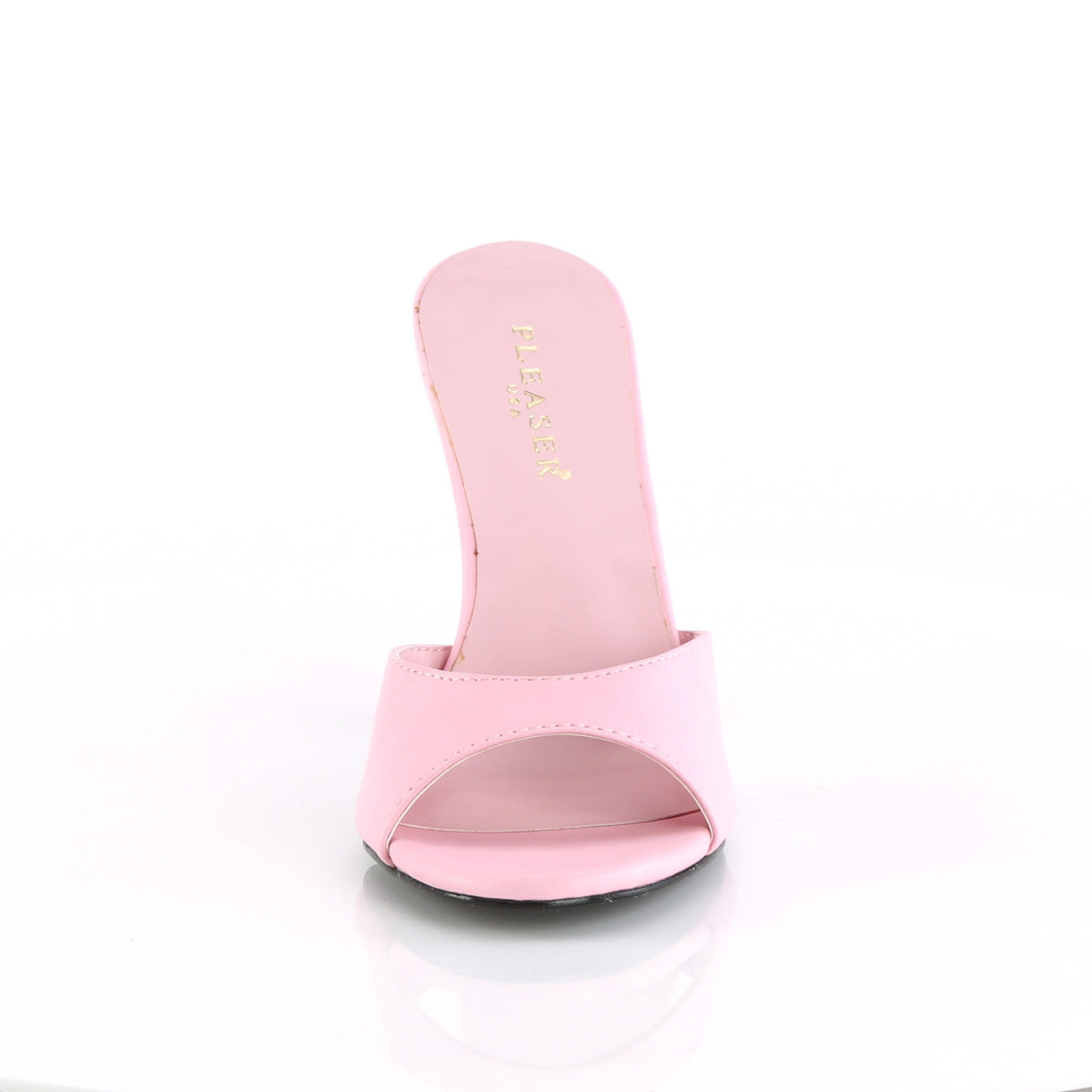 4 Inch Heel CLASSIQUE-01 Baby Pink Pu