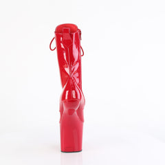 8 Inch Heelless CRAZE-1040 Red Patent
