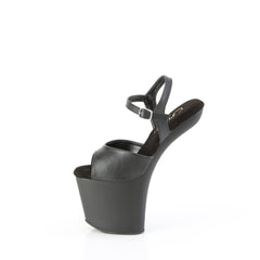 8 Inch Heelless CRAZE-809 Black Pu