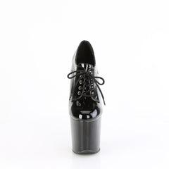 8 Inch Heelless CRAZE-860 Black Patent