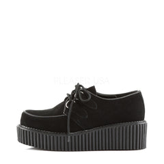 Demonia,DEMONIA Women's CREEPER-101 Black Suede Creepers - Shoecup.com