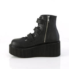 3 Inch Platform CREEPER-260 Black Pu