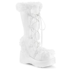 2 Inch Platform CUBBY-311 White Pu