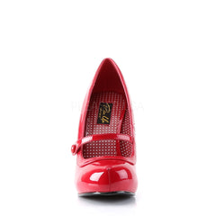 PINUP COUTURE CUTIEPIE-02 Red Pat Mary Jane Pumps - Shoecup.com - 4