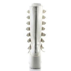 3 Inch Platform DAMNED-318 White Pu
