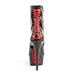 6 Inch Heel DELIGHT-1010 Black Red