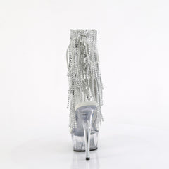 6 Inch Heel DELIGHT-1017RSF Clear Silver