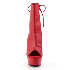 6 Inch Heel DELIGHT-1018 Red Pu