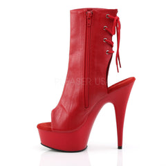 6 Inch Heel DELIGHT-1018 Red Pu
