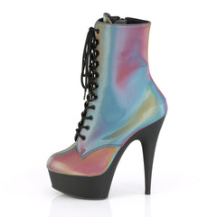 6 Inch Heel DELIGHT-1020REFL Rainbow Reflective