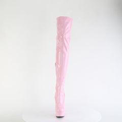 6 Inch Heel DELIGHT-3000HWR Baby Pink Holo Patent