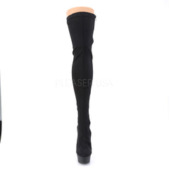6 Inch Heel DELIGHT-3003 Black Lycra