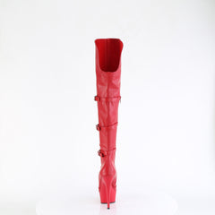 6 Inch Heel DELIGHT-3018 Red Pu