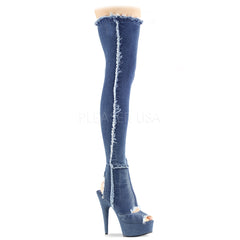 6" Heel DELIGHT-3030 Denim Blue