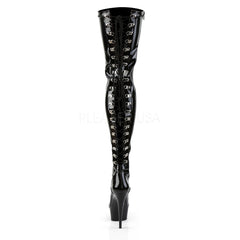 6 Inch Heel DELIGHT-3063 Black Stretch Pat
