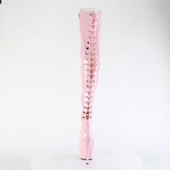 6 Inch Heel DELIGHT-3063 Baby Pink Stretch Patent