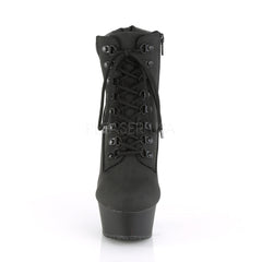 6 Inch Heel DELIGHT-600TL-02 Black Nubuck