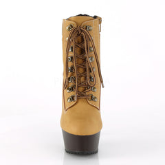 6 Inch Heel DELIGHT-600TL-02 Tan Nubuck