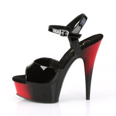 6 Inch Heel DELIGHT-609BR Black Pat Red