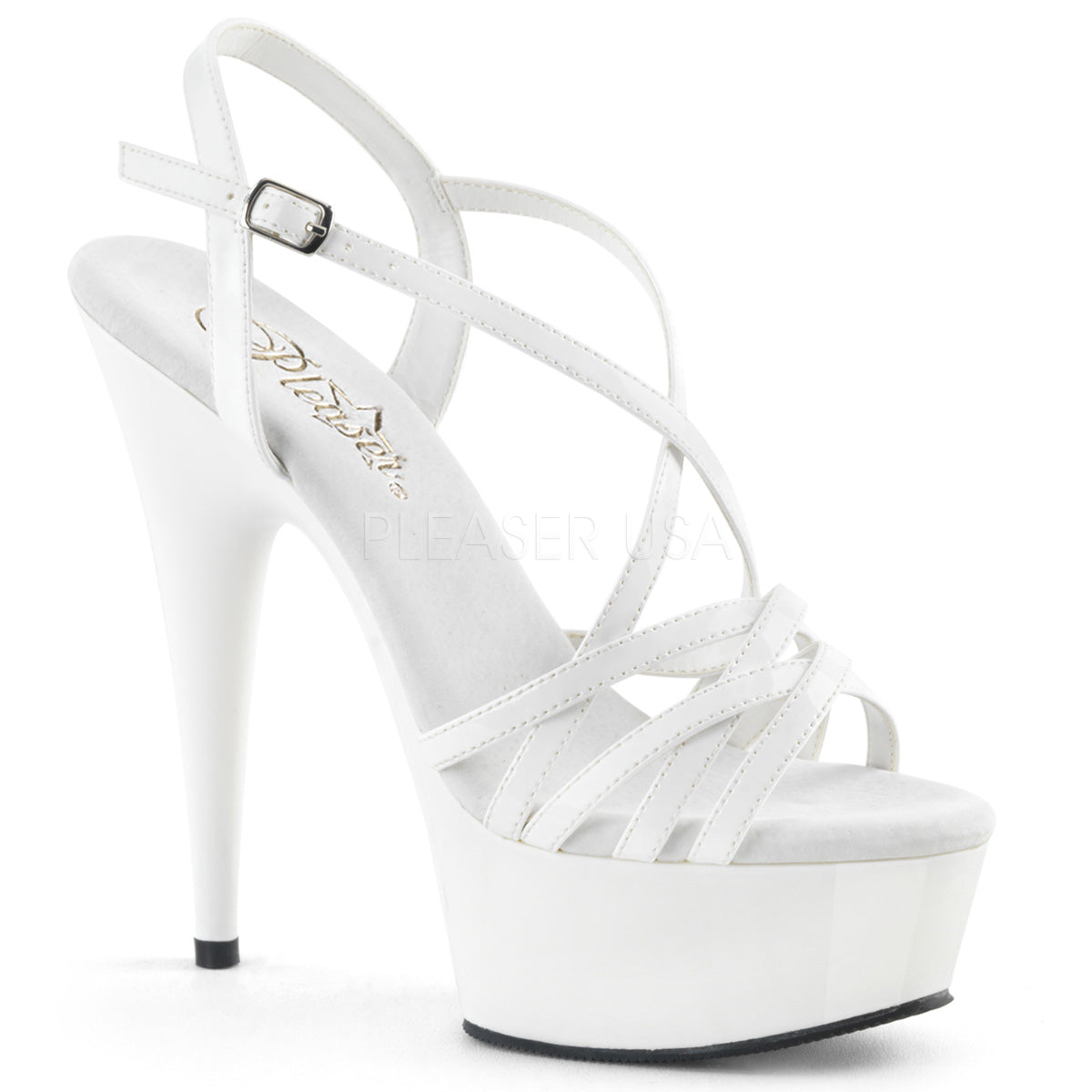 6" Heel DELIGHT-613 White