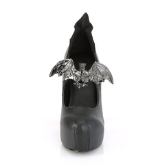 5 Inch Heel DEMON-18 Black Pu