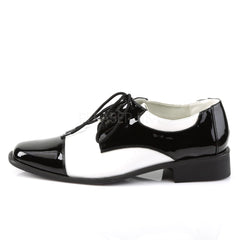 Men's Black and White Disco Shoes