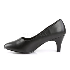 Pleaser DIVINE-420 Black Faux Leather Pumps
