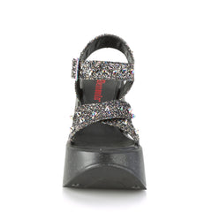 5 Inch Platform DYNAMITE-02 Black Glitter