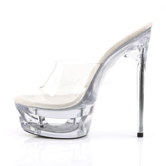 Pleaser ECLIPSE-601 Clear Platform Slides - Shoecup.com - 3