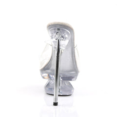 Pleaser ECLIPSE-601 Clear Platform Slides - Shoecup.com - 4