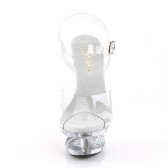 6 Inch Heel ECLIPSE-608DM Clear