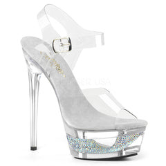 6" Heel ECLIPSE-608DM Clear