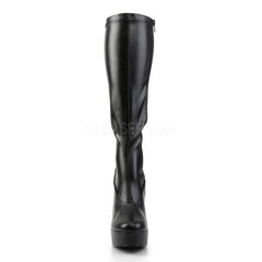 5 Inch Heel ELECTRA-2000Z Black Stretch Pu