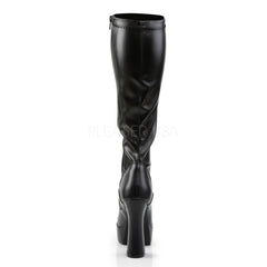 5 Inch Heel ELECTRA-2000Z Black Stretch Pu