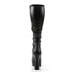 5 Inch Heel ELECTRA-2023 Black Stretch Pu
