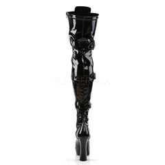 5 Inch Heel ELECTRA-3028 Black Stretch Pat