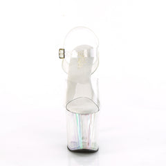 8 Inch Heel ENCHANT-708HT Clear Holo